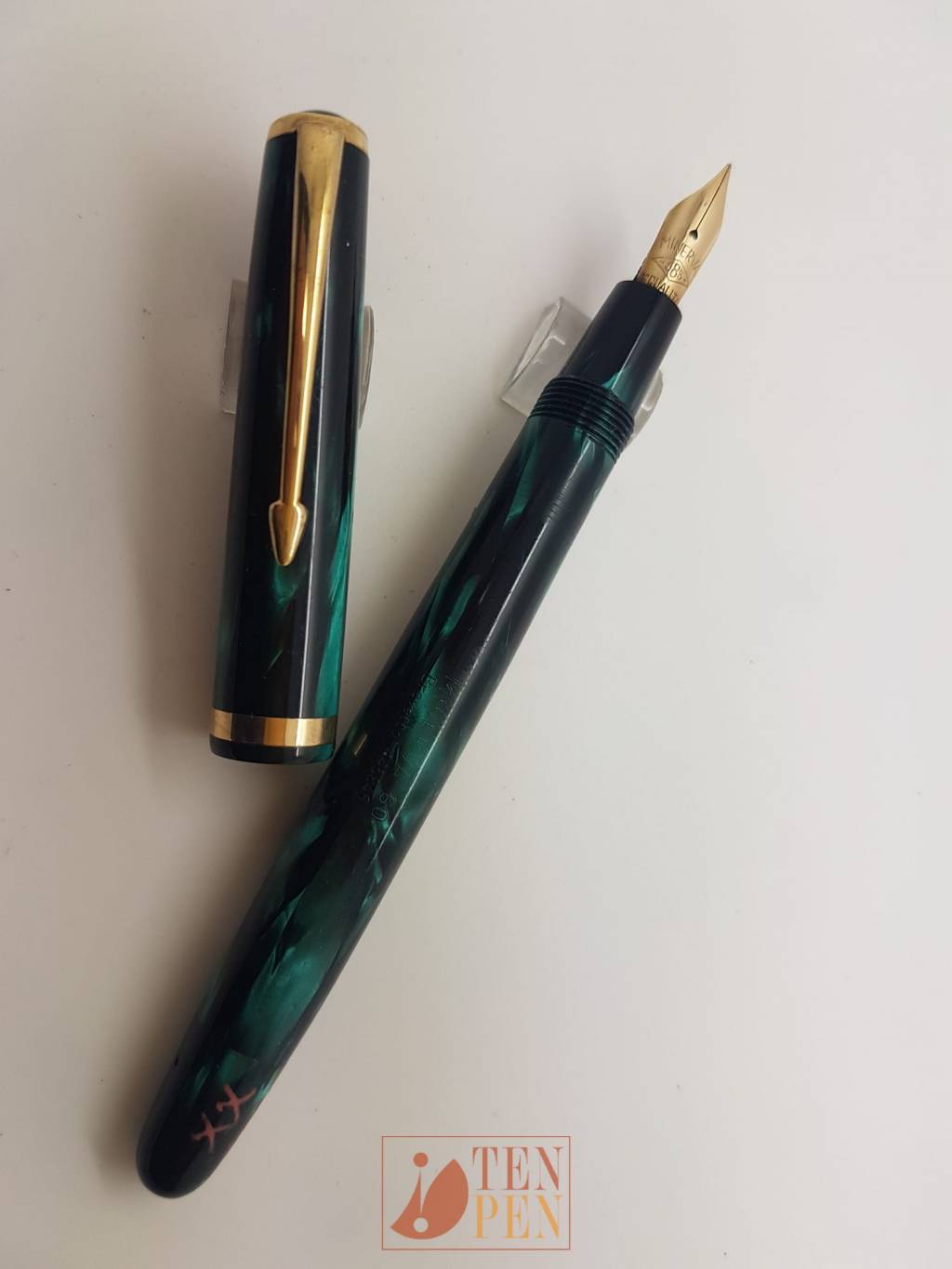MINERVA 60 emerald green celluloid | Tenpen - By Letizia Iacopini